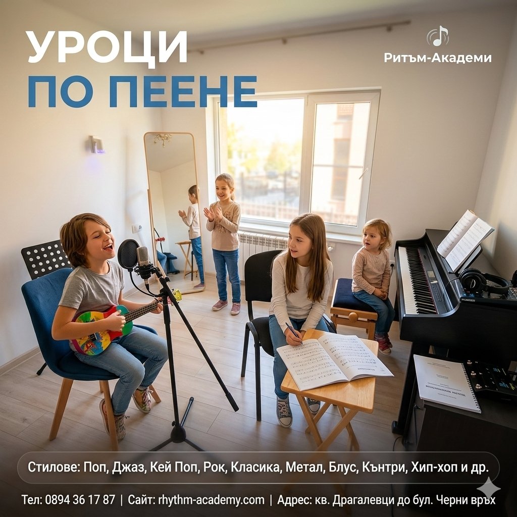 Урок по пеене — учител и ученичка